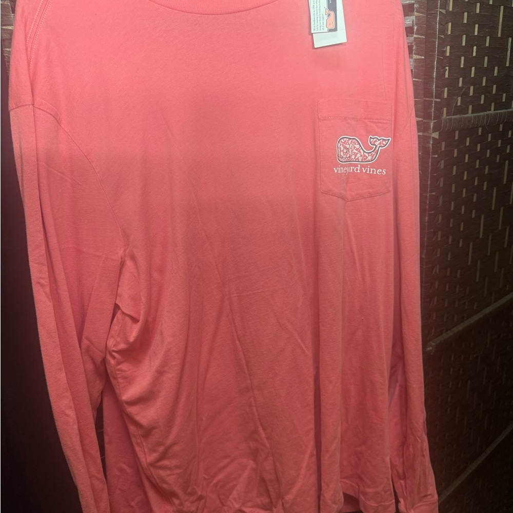 Vineyard Vines Pink Long Sleeve Tee